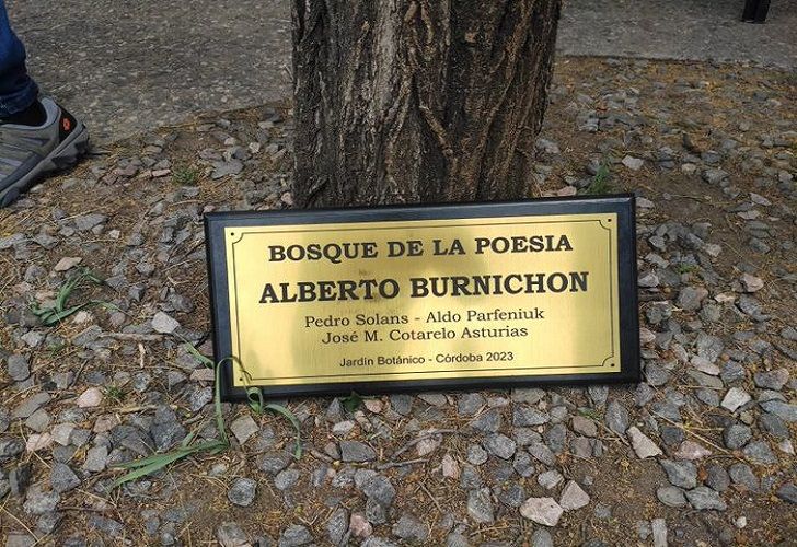 Placa Burnichón Bosque de poesía