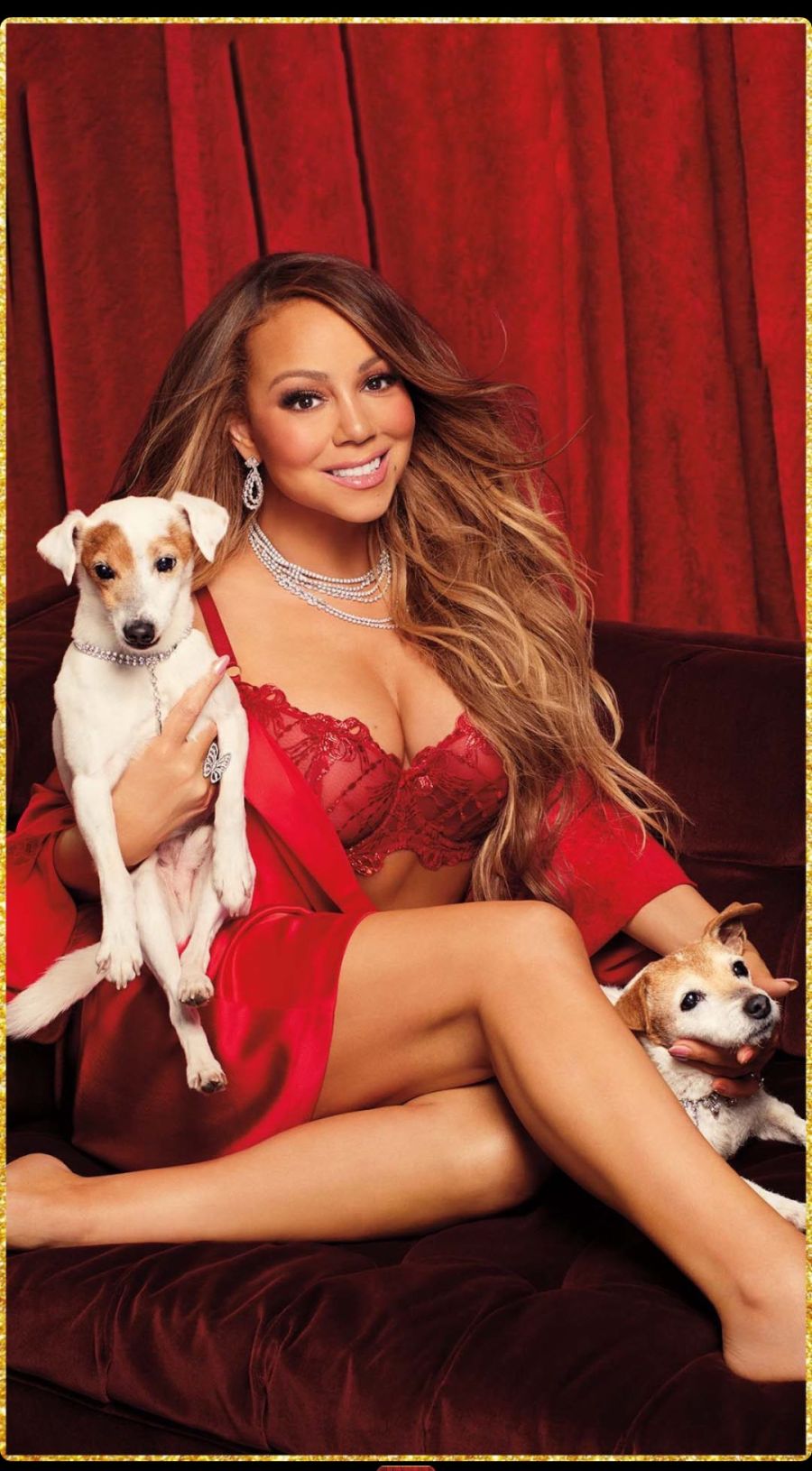 Mariah Carey se afirma como la reina de la Navidad en la nueva campaña de Victoria's Secret