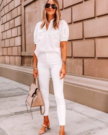 Tendencia: el pantalón blanco para lucir chic y elegante esta temporada