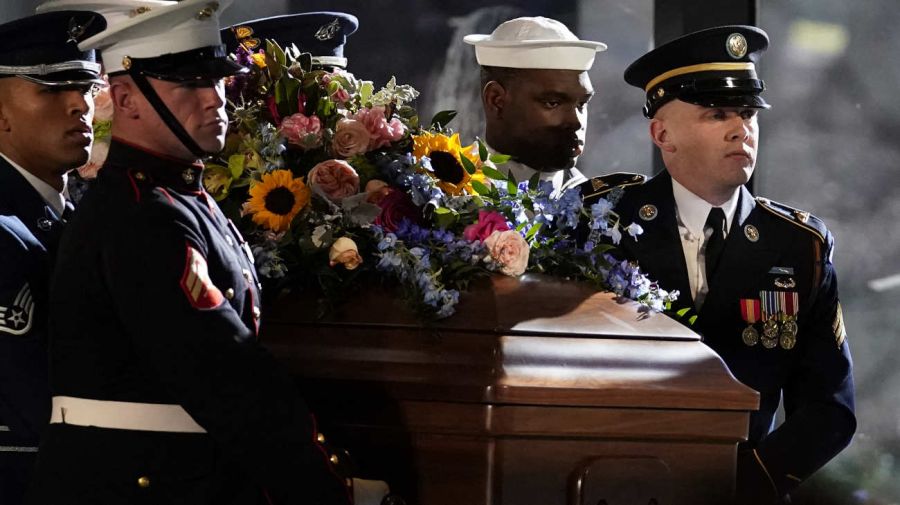Supe que alguien me quería, Jimmy Carter, de 99 años, encabezó el funeral de su esposa Rosalynn 20231128