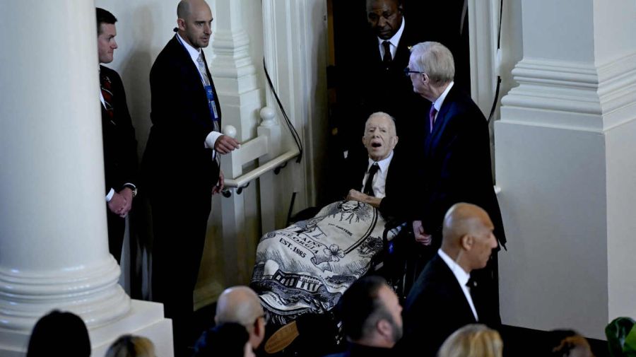 Supe que alguien me quería, Jimmy Carter, de 99 años, encabezó el funeral de su esposa Rosalynn 20231128