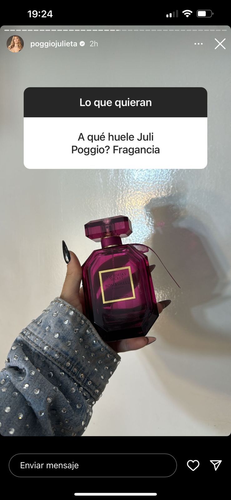Cuál es el exclusivo perfume que usa Julieta Poggio