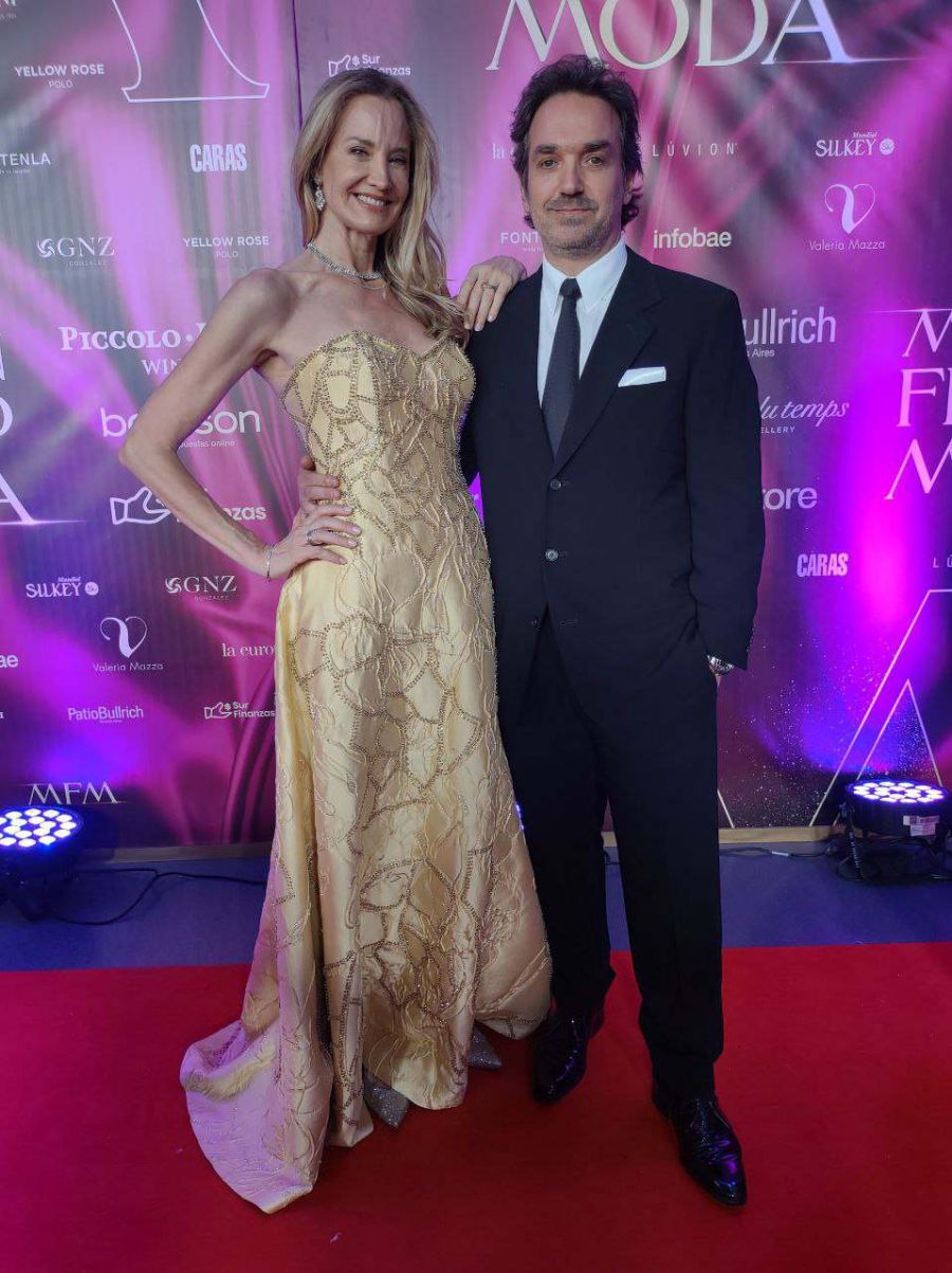 Roxana Zarecki y el empresario Sebastián Bagó