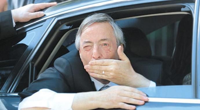 Néstor Kirchner cuando asumió como presidente