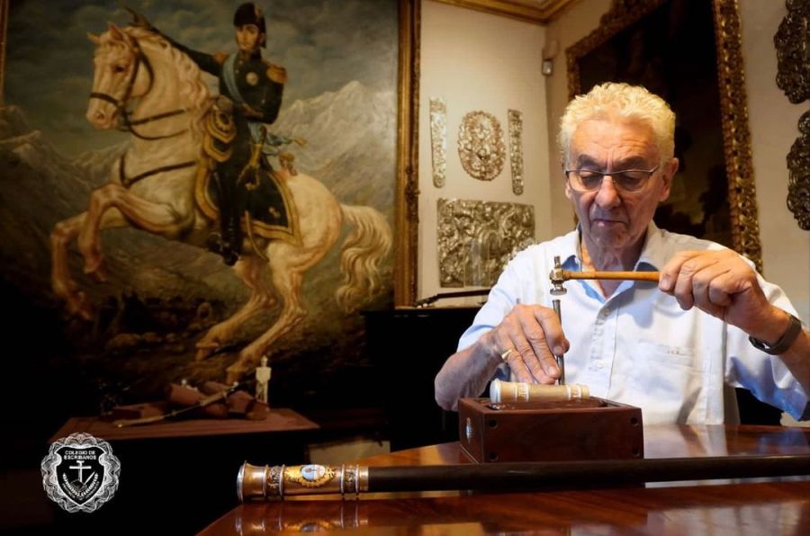 Juan Carlos Pallarols, el artesano detrás del bastón presidencial de Javier Milei