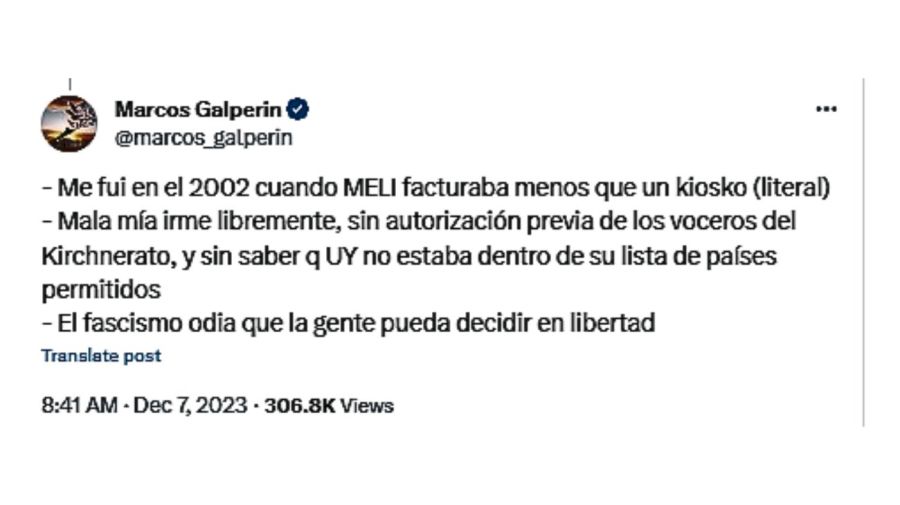Marcos Galperin 20231207