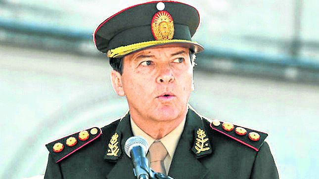 César Milani, jefe del Ejército durante el gobierno de Cristina Kirchner.