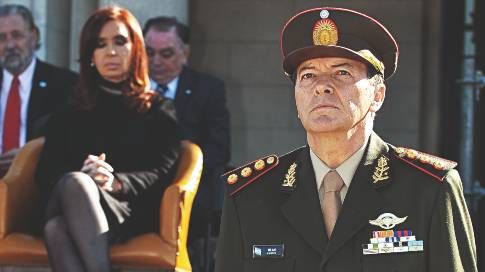 César Milani, jefe del Ejército durante el gobierno de Cristina Kirchner.
