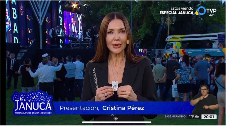 Cristina Pérez en la TV Pública