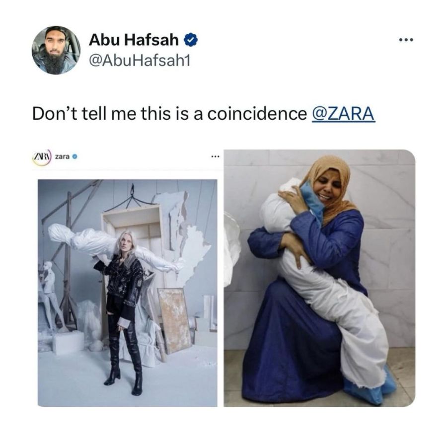 Una colección de Zara desata la ira en el mundo porque la acusan de inspirarse en Gaza