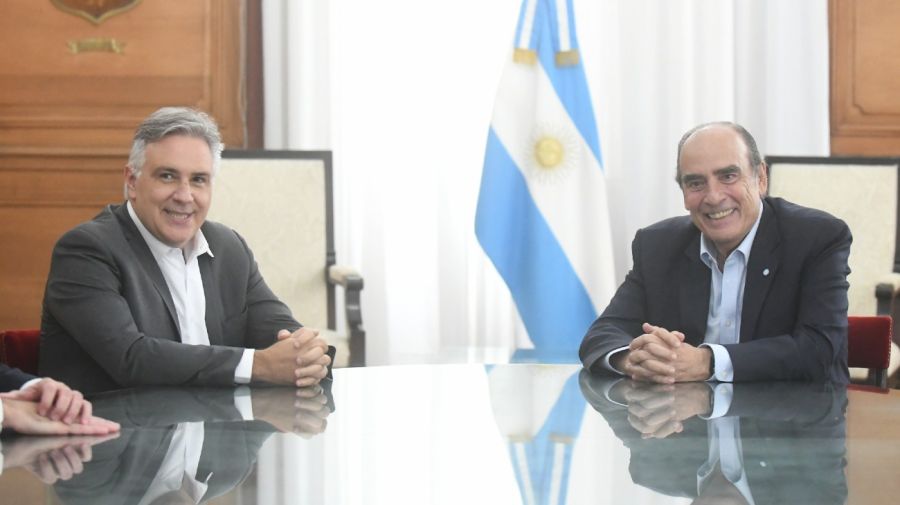 Martín Llaryora y Guillermo Francos 20231215