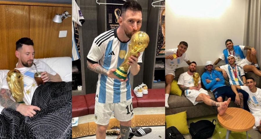 Recuerdo Messi Campeones del Mundo