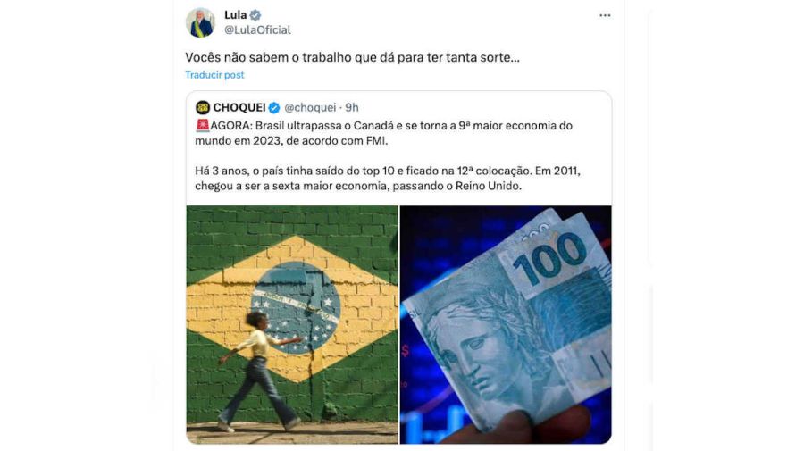 Lula Tweet 20231219