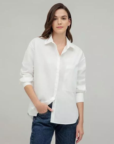 Camisa blanca basico adsequible