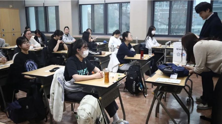 Examen de admisión a la universidad en Corea del Sur
