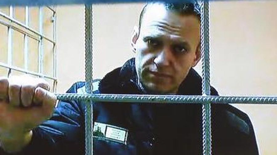 Alexei Navalny en una prisión Rusa
