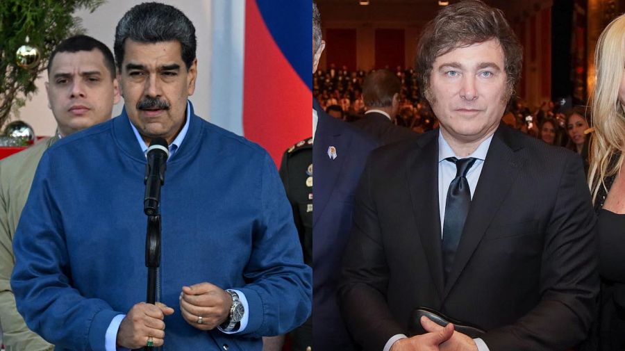 Nicolás Maduro y Javier Milei