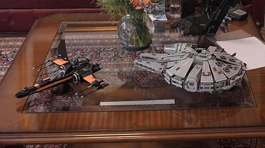 Los juguetes de la Guerra de las Galaxias que Federico Sturzenegger tenía en su despacho del BCRA.