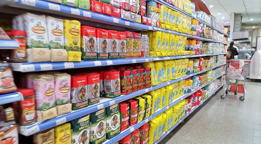 Yerba Mate en gondolas