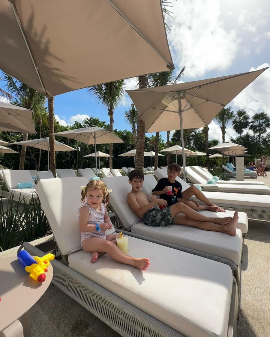 Pampita, de vacaciones: las mejores fotos del viaje con sus hijos a Cancún