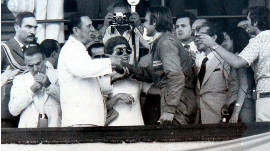 Perón y Reutemann, en 1974