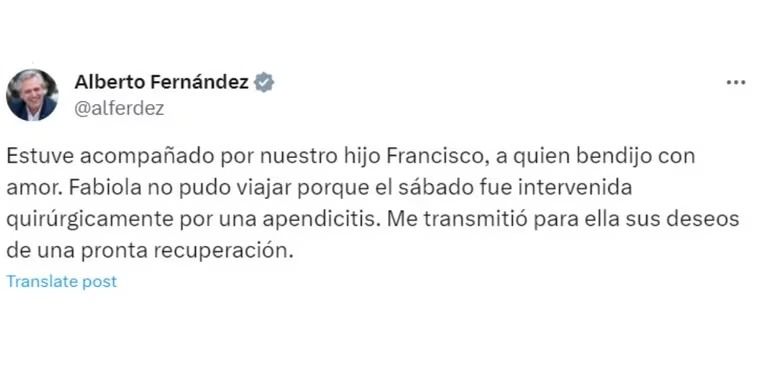 Fabiola Yáñez debió ser intervenida quirúrgicamente en España: detalles de su salud