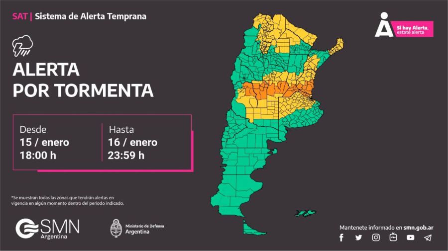 Alerta por tormentas en Buenos Aires y otras provincias: cuándo llegan al AMBA