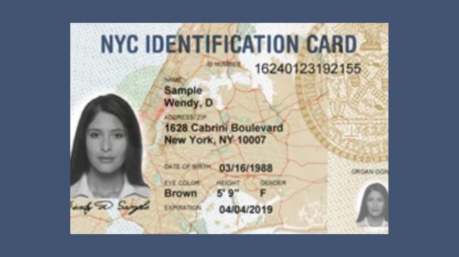 Tarjeta de identificación de Nueva York