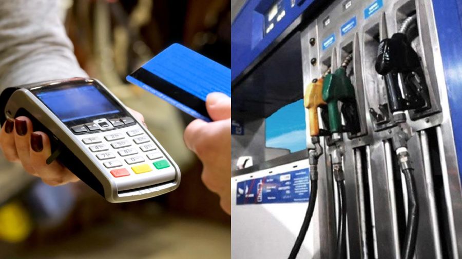 Compra de combustible con tarjeta de crédito