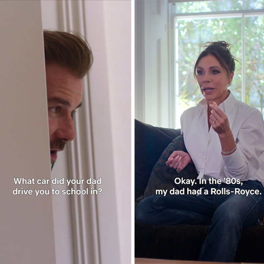 Meme de Victoria Beckham y David Beckham sobre el Rolls-Royce