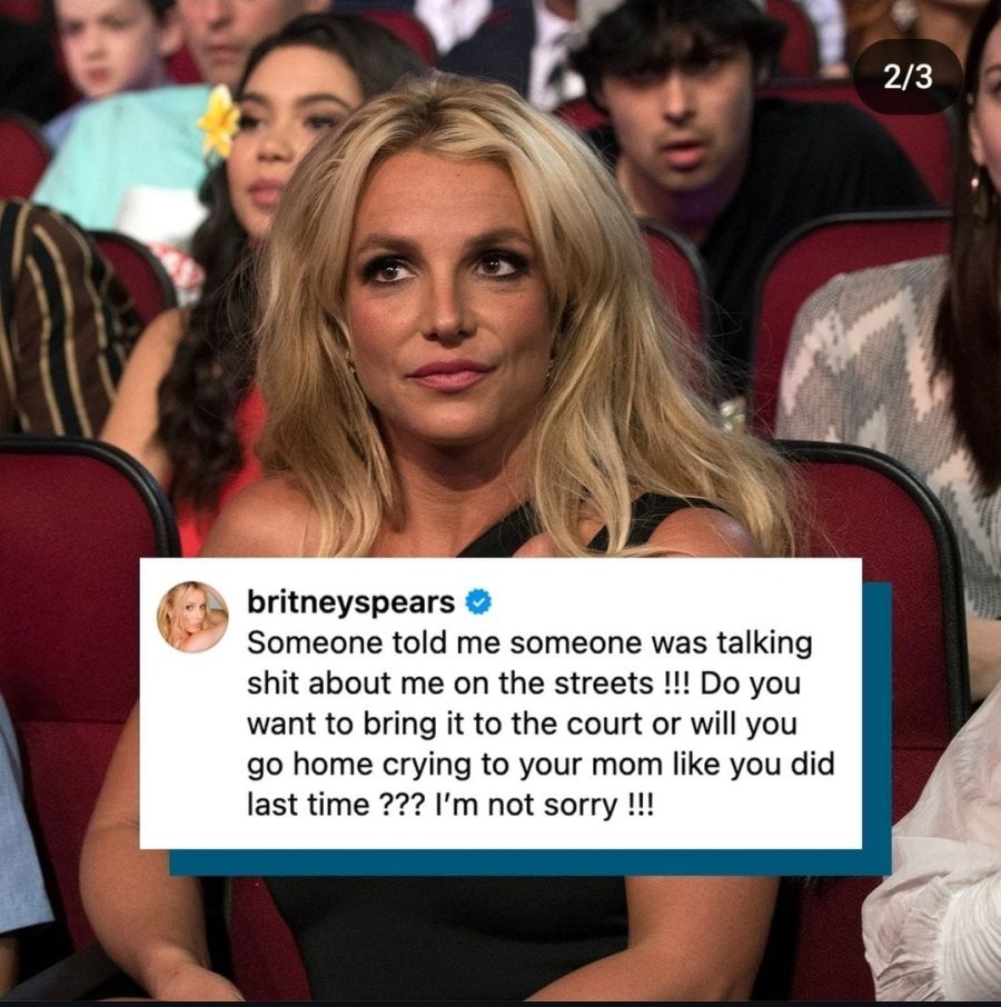 Mensaje de Britney Spears 