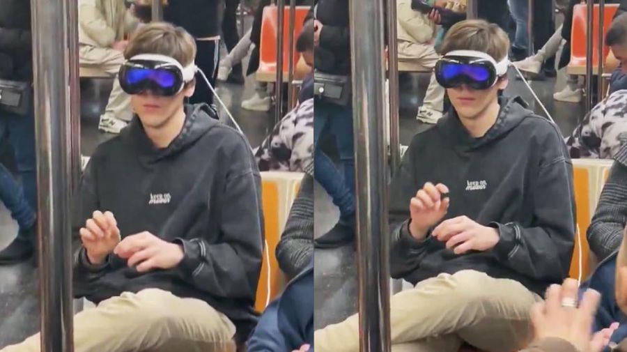 Anteojos de Realidad Virtual y aumentada en el Subte de New York