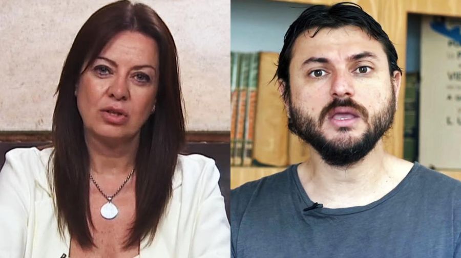 La Ministro Sandra Pettovello y el dirigente Juan Grabois