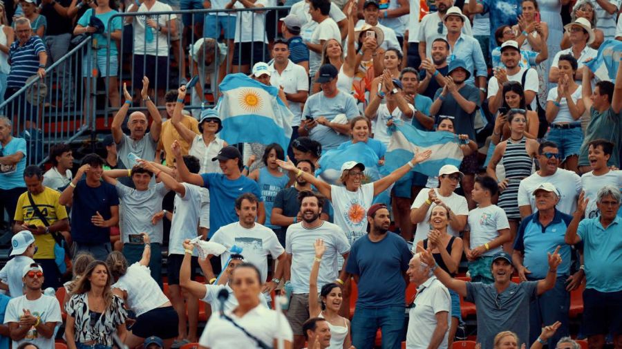 Sidra 1888 estuvo presente en la Copa Davis acompañando a los tenistas argentinos