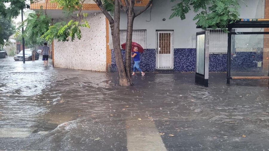 Lluvia e inundación en CABA