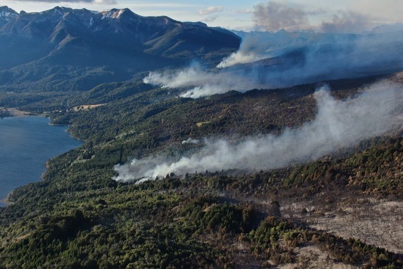 Incendio Parque Nacional Los Alerces