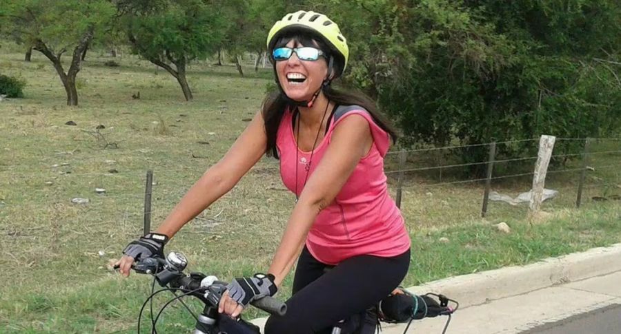 Marcela Mondino. Ciclista muerta