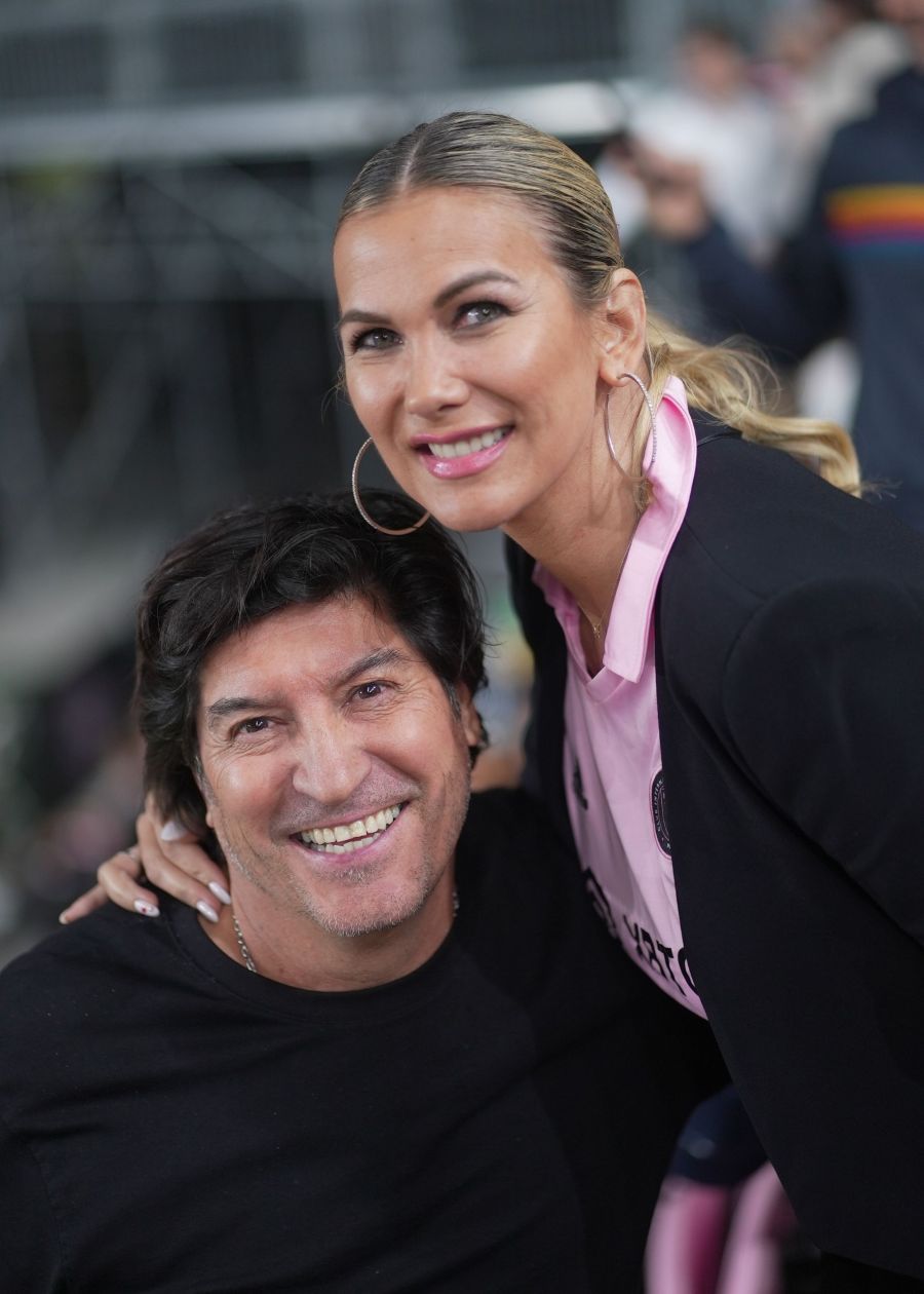 Iván Zamorano y su mujer Maria Albero