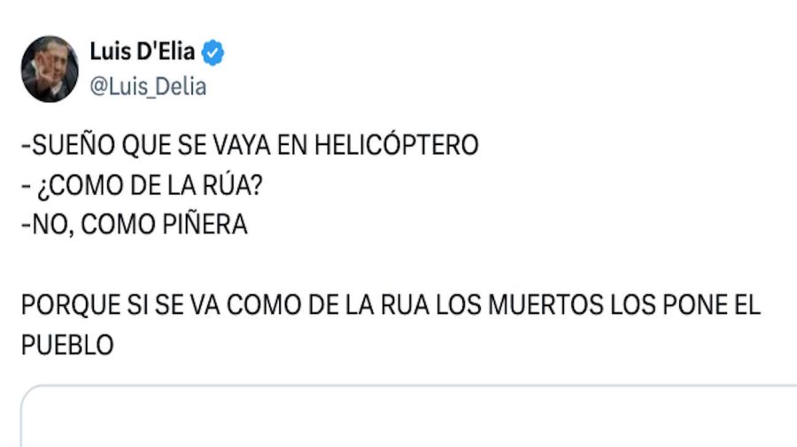 Luis D'Elia Tweet 20240219