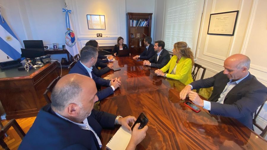 Reunión de intendentes del Departamento Colón con Bullrich