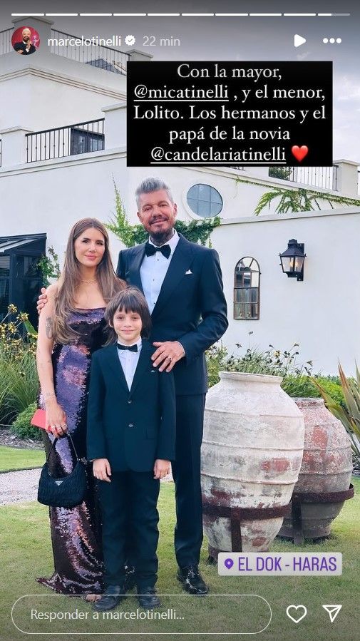 Marcelo Tinelli, Mica Tinelli y Lolo