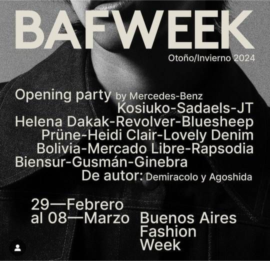 BAFWEEK 2024: Todo lo que tenes que saber sobre la semana de moda en Buenos Aires