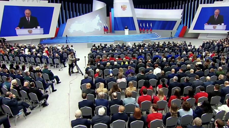 Vladimir Putin en discurso anual ante el Parlamento ruso