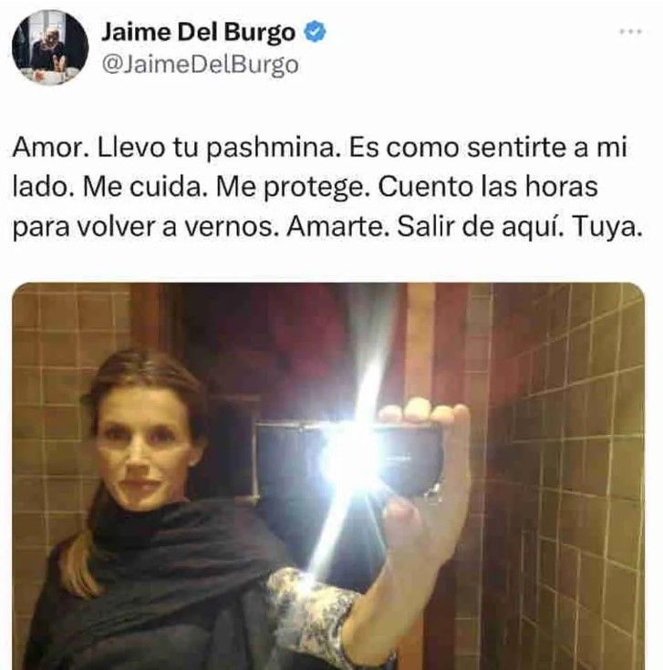 Jaime del Burgo desapareció de redes y borró un mensaje clave en su relación con Letizia Ortiz