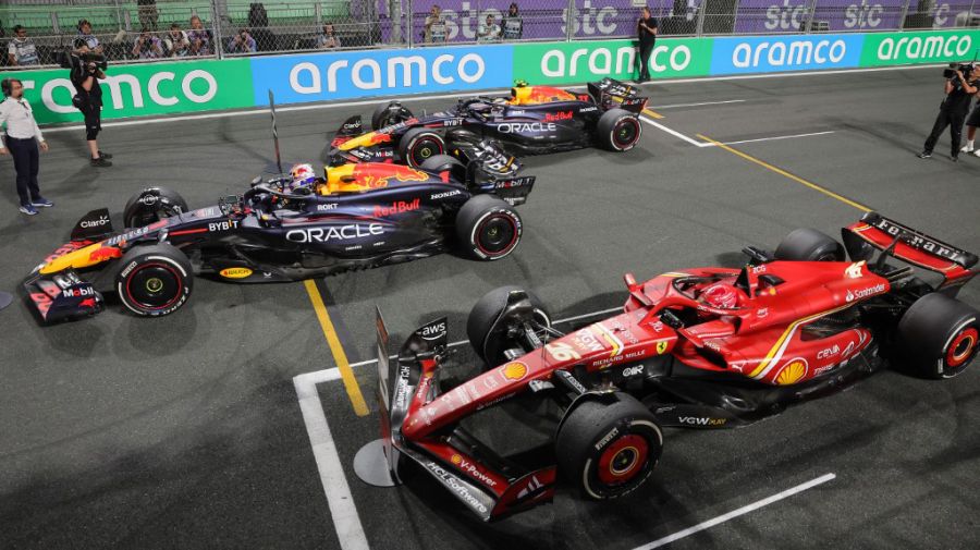 Red Bull y Ferrari