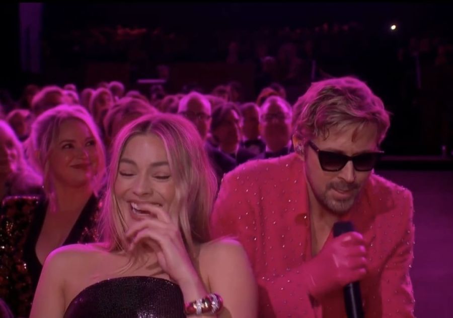 Ryan Gosling y Margot Robbie en los Oscars 2024 