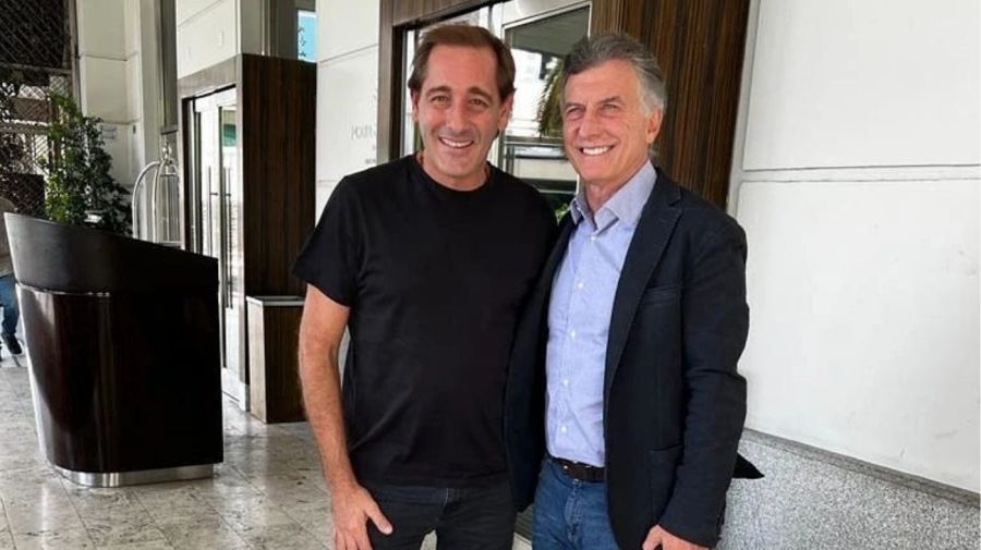 Julio Garro y Mauricio Macri