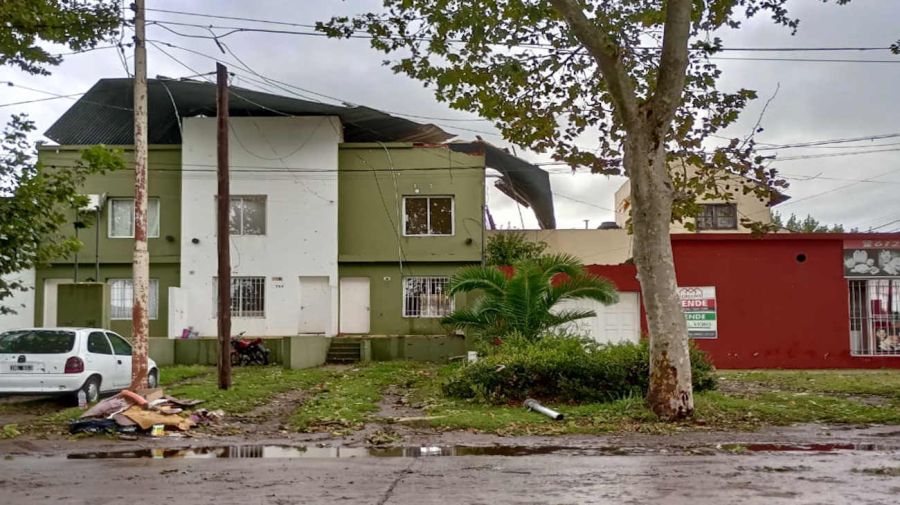 Destrozos provocados por el temporal en el partido de 9 de Julio de la provincia de Buenos Aires 20240319