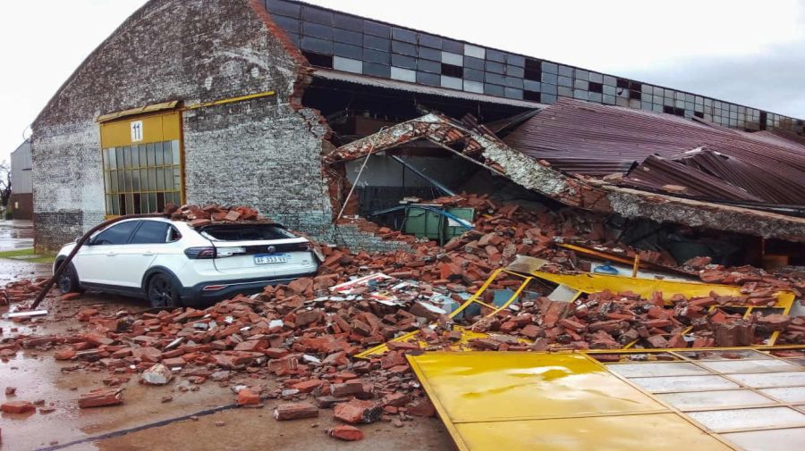 Destrozos provocados por el temporal en el partido de 9 de Julio de la provincia de Buenos Aires 20240319