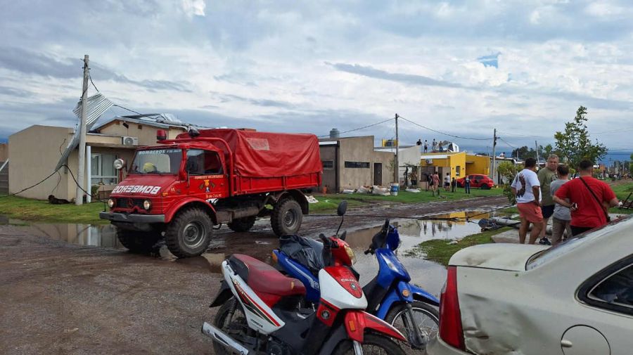 Destrozos provocados por el temporal en el partido de 9 de Julio de la provincia de Buenos Aires 20240319